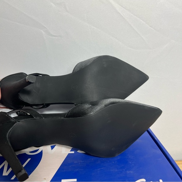 NIB Stiletto High Heels with Bow Knot Sz 9.5 - Picture 5 of 5